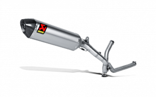 Akrapovic Slip-on Line Titanium zonder E-keur Suzuki V-Strom 650 2004-2011